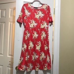 Mikarose/Neesee’s Dresses Modest Floral Dress